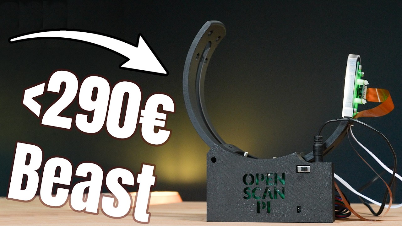 OpenScan: лучший сканер из всех? &mdash; Доступный, быстрый и напечатанный на 3D-принтере