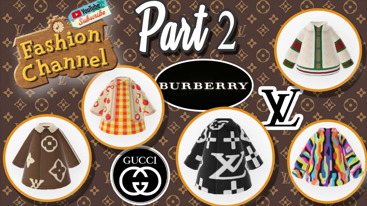 Gucci Prada Nike Luxury Brands Custom QR Code Animal Crossing New Horizons