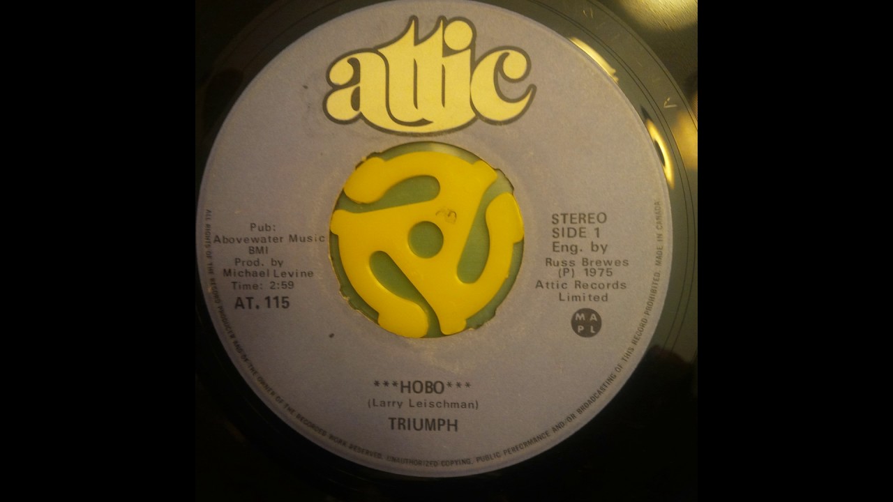 Triumph - Hobo (rare 1975 single!)