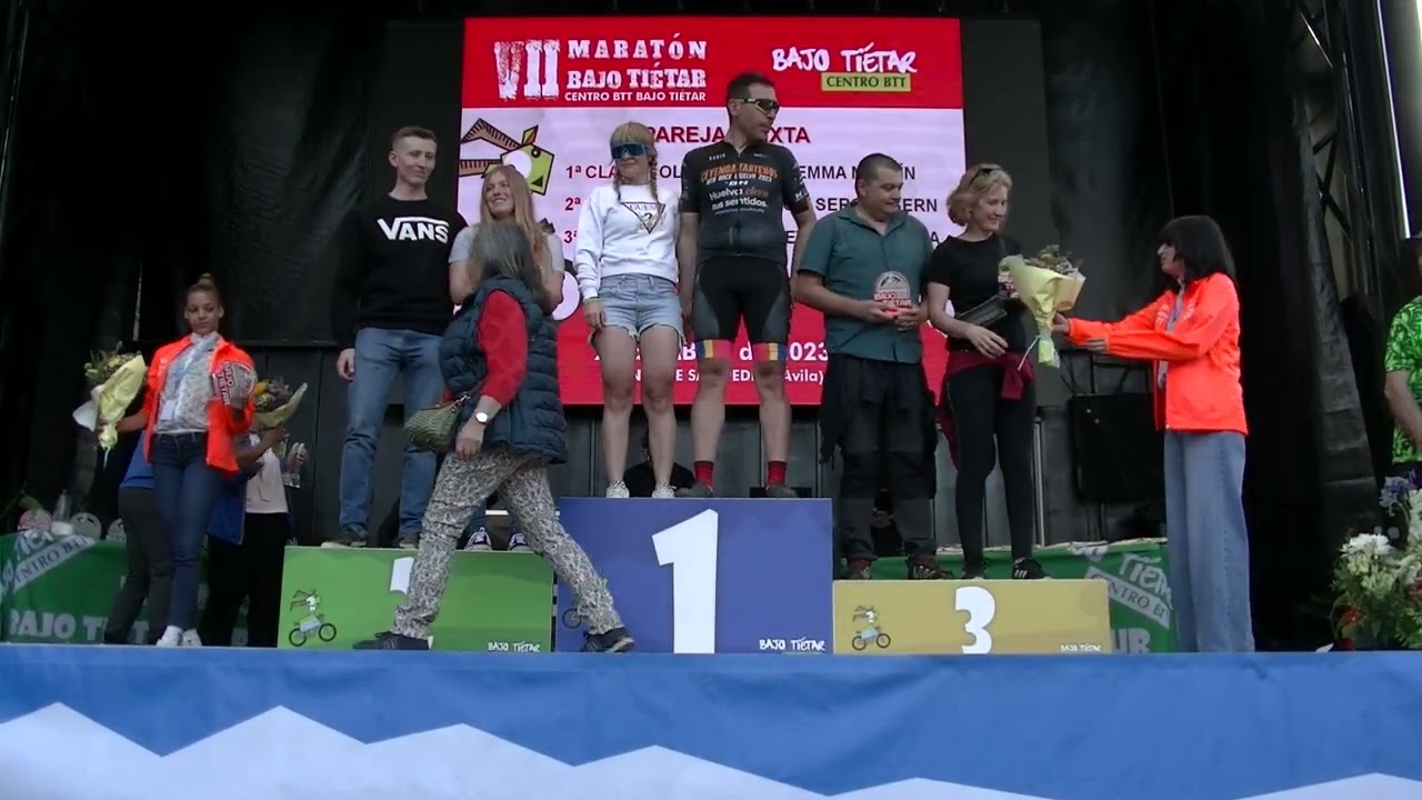 VII Maraton Bajo Ti&eacute;tar BTT 2023 Entrega de Premios