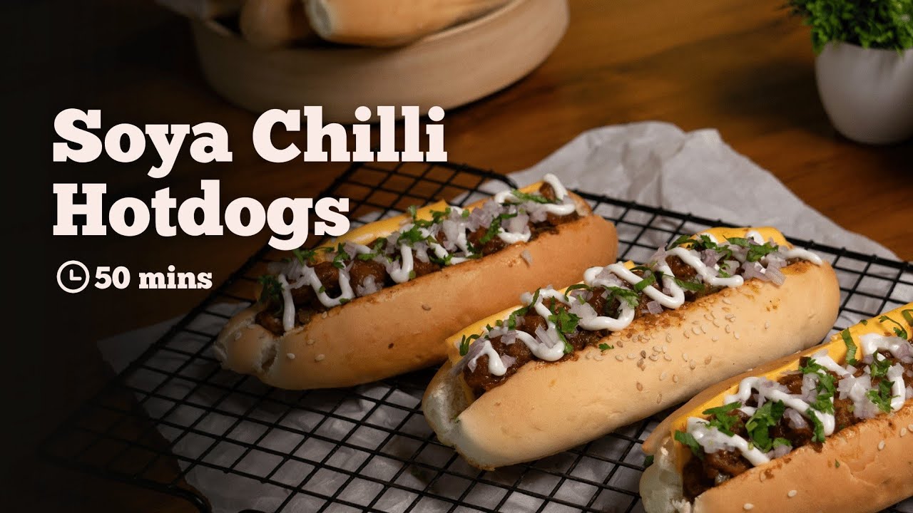 The Easy Soya Chilli Hotdogs Snack That'll Make You Feel Fancy | Soya Chilli Hotdogs | Cookd