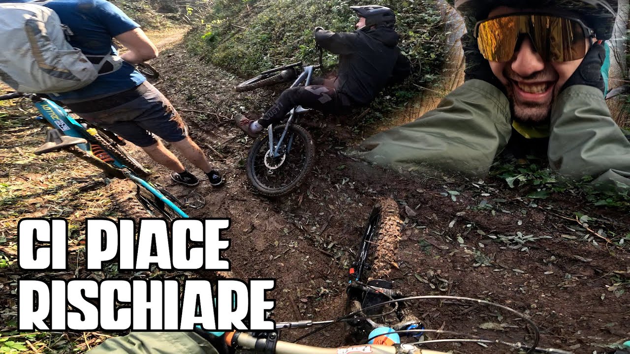 Montello SCIVOLOSO! Con il FANGO è più DIVERTENTE! #mtb #crash #enduro