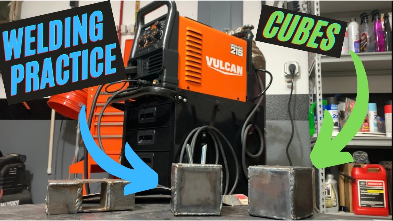 Welding Practice Cubes With the Vulcan Mig Max 215 / Best Way to Practice Welding