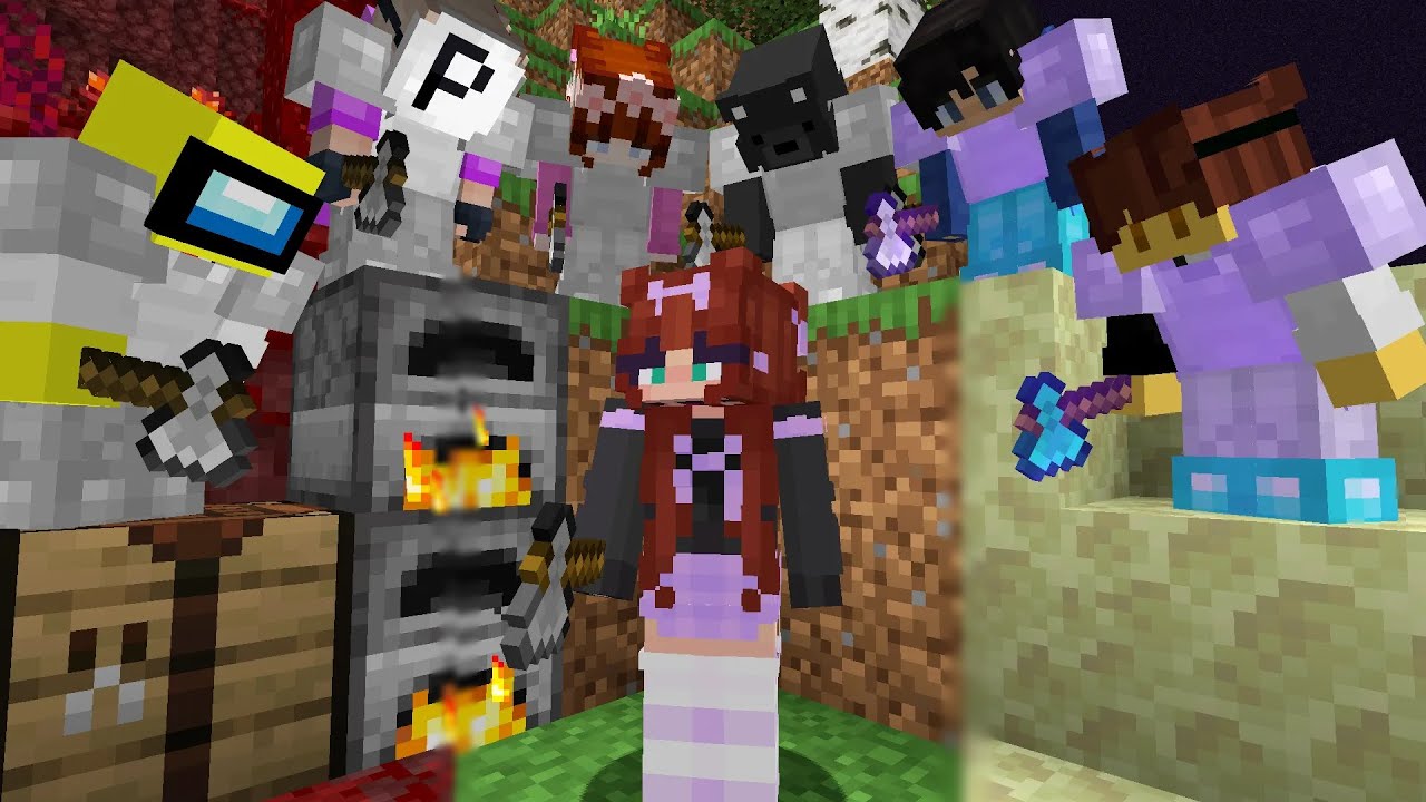 Minecraft Speedrunner VS 6 Hunters