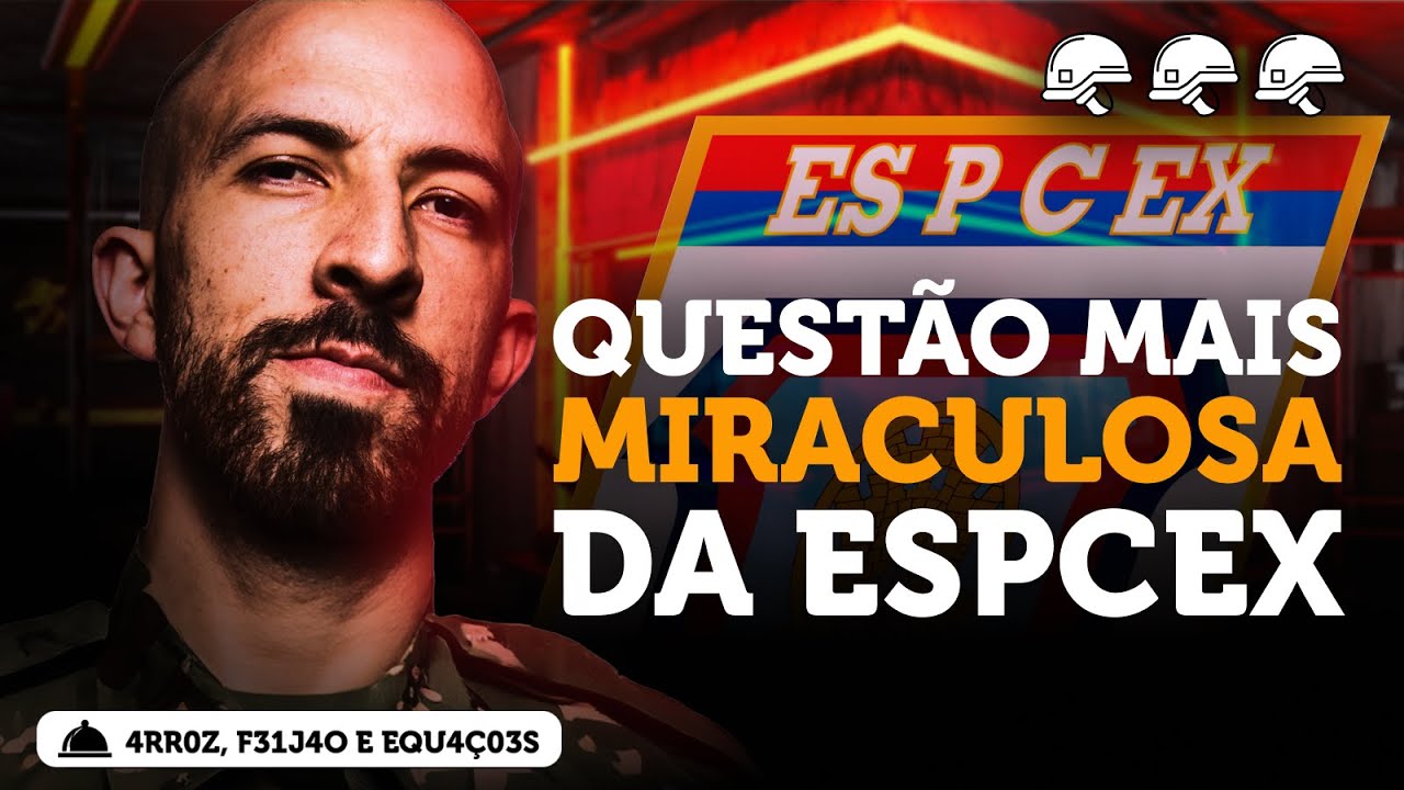 A questão mais MIRACULOSA da EsPCEx 2024