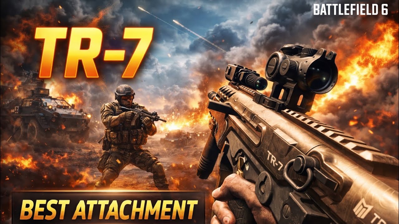 Battlefield 6/ Best TR-7 Loadout | No RNG, Full Recoil Control