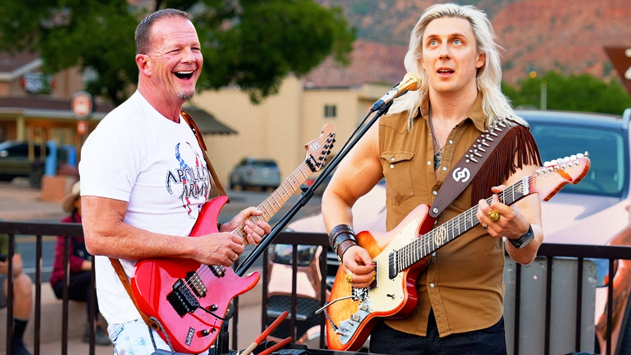 When Someone Requests Stevie Ray and This Guitarist Shocks The Crowd