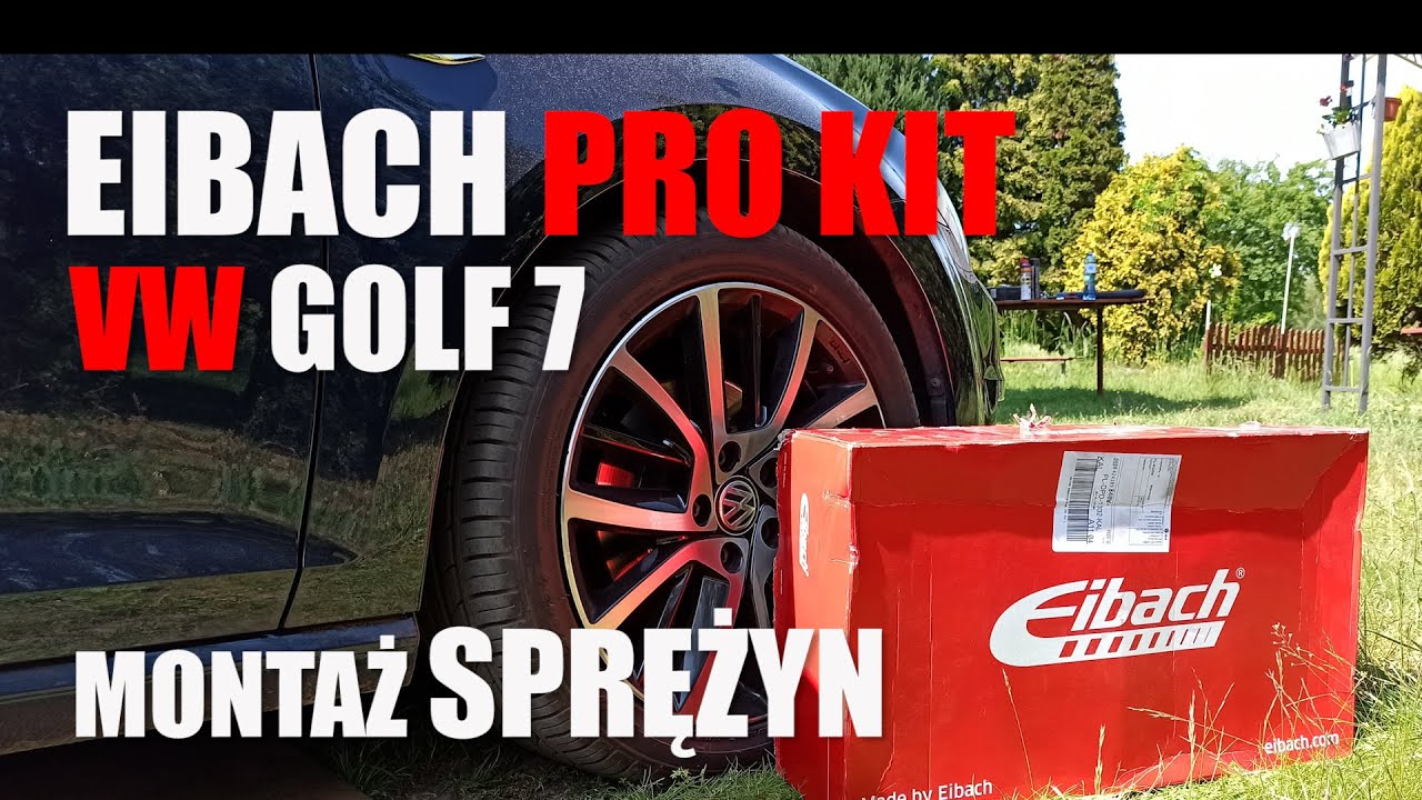 VW Golf 7 Eibach Pro Kit Montaż sprężyn