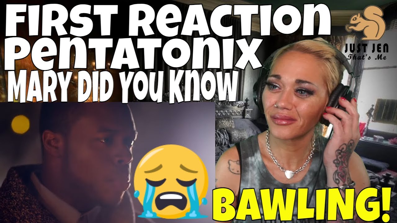 Pentatonix Мэри, Знаете ли вы РЕАКЦИЯ | Впервые слышу | Просто Джен реагирует на Pentatonix