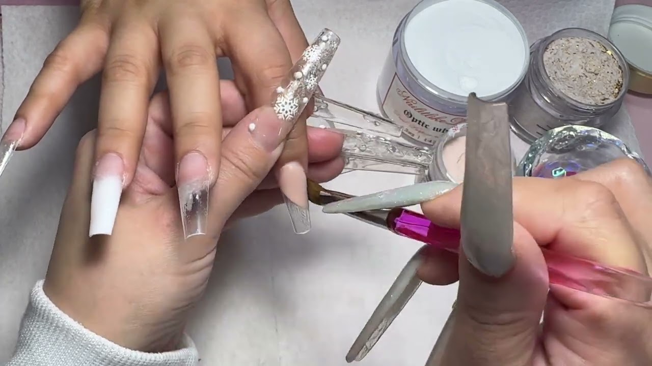 💅 NEW YEAR NAIL SET [ WATCH ME WORK ] #nails