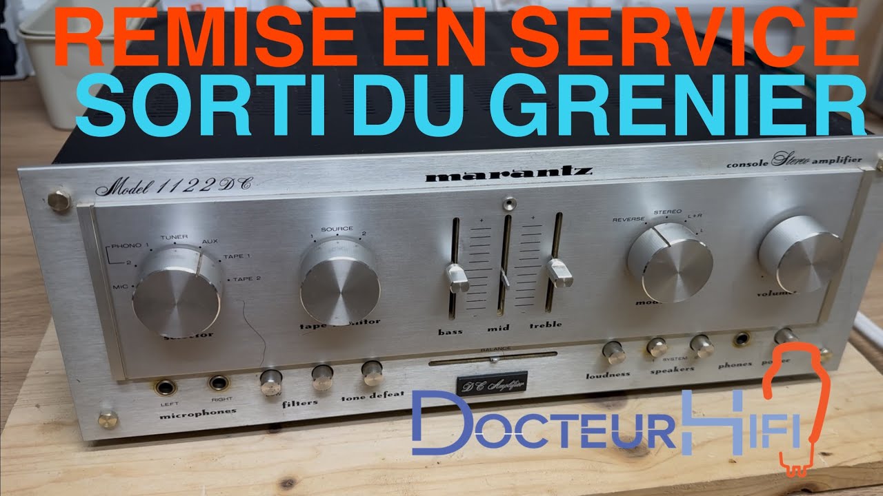 MARANTZ 1122DC / DH002 #marantz #highend  #amplifier #workshop #restoration #audio
