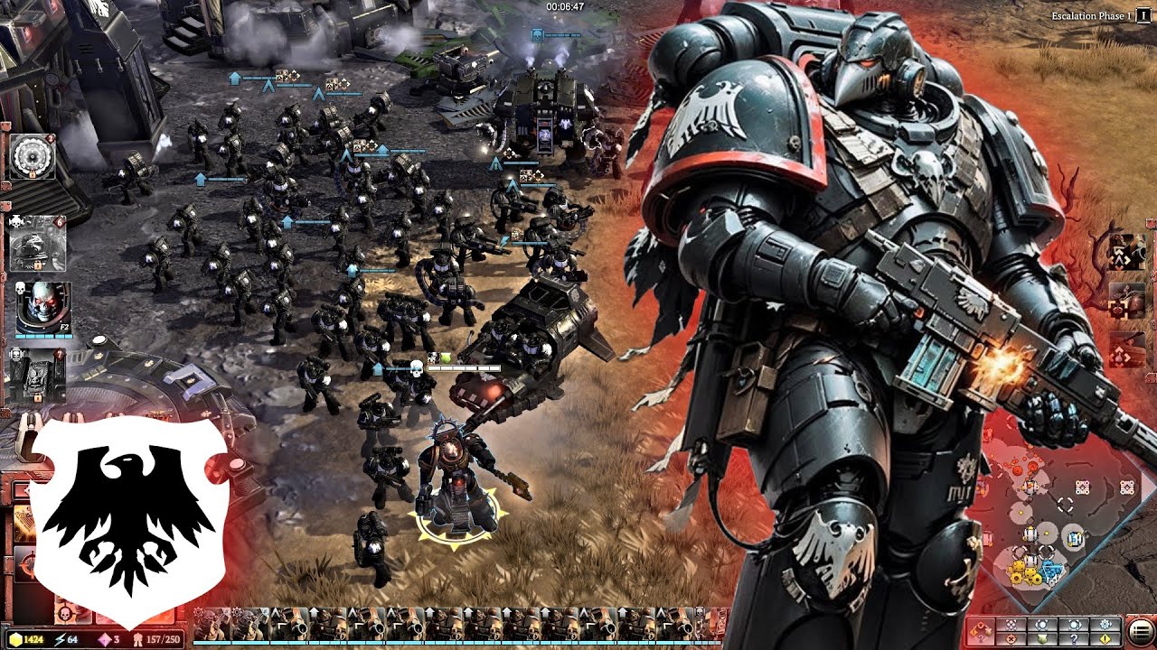 Raven Guard vs Eldar & Orks | Massive 3 vs 3 Brutal Battle | Warhammer 40k Dawn of War 3 Gameplay