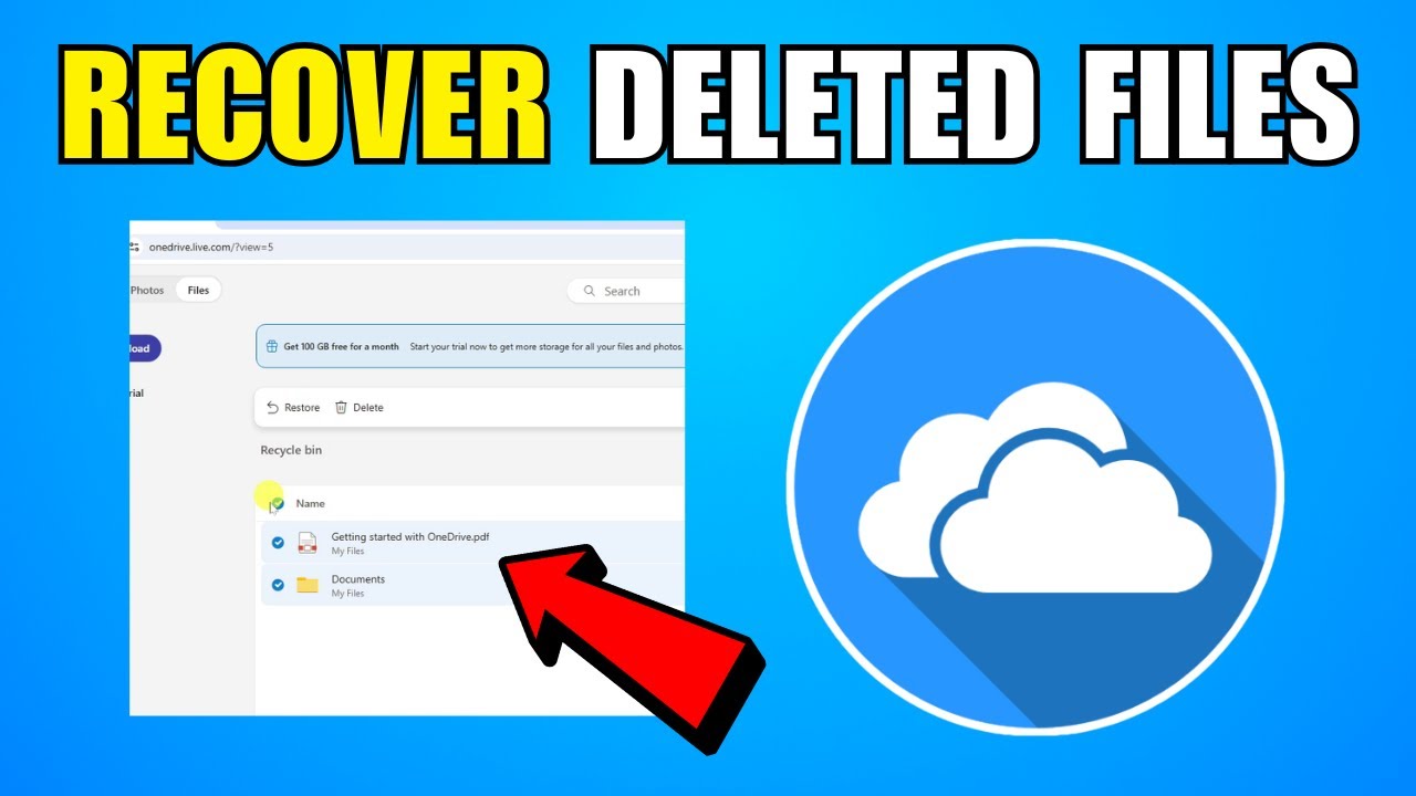 How To Recover Deleted Files On OneDrive (2026) (New Update)
