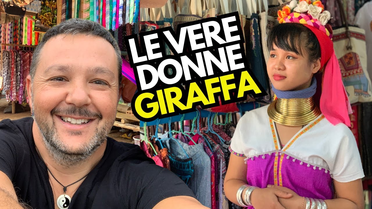 DONNE GIRAFFA - CHIANG RAI 🇹🇭: Incontro con le INCREDIBILI Donne Giraffa! [Ep. 20]
