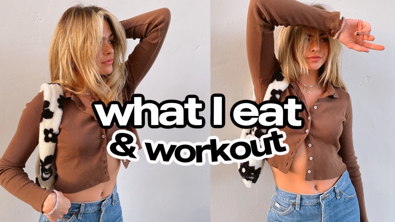 what I eat in a day & my treadmill routine