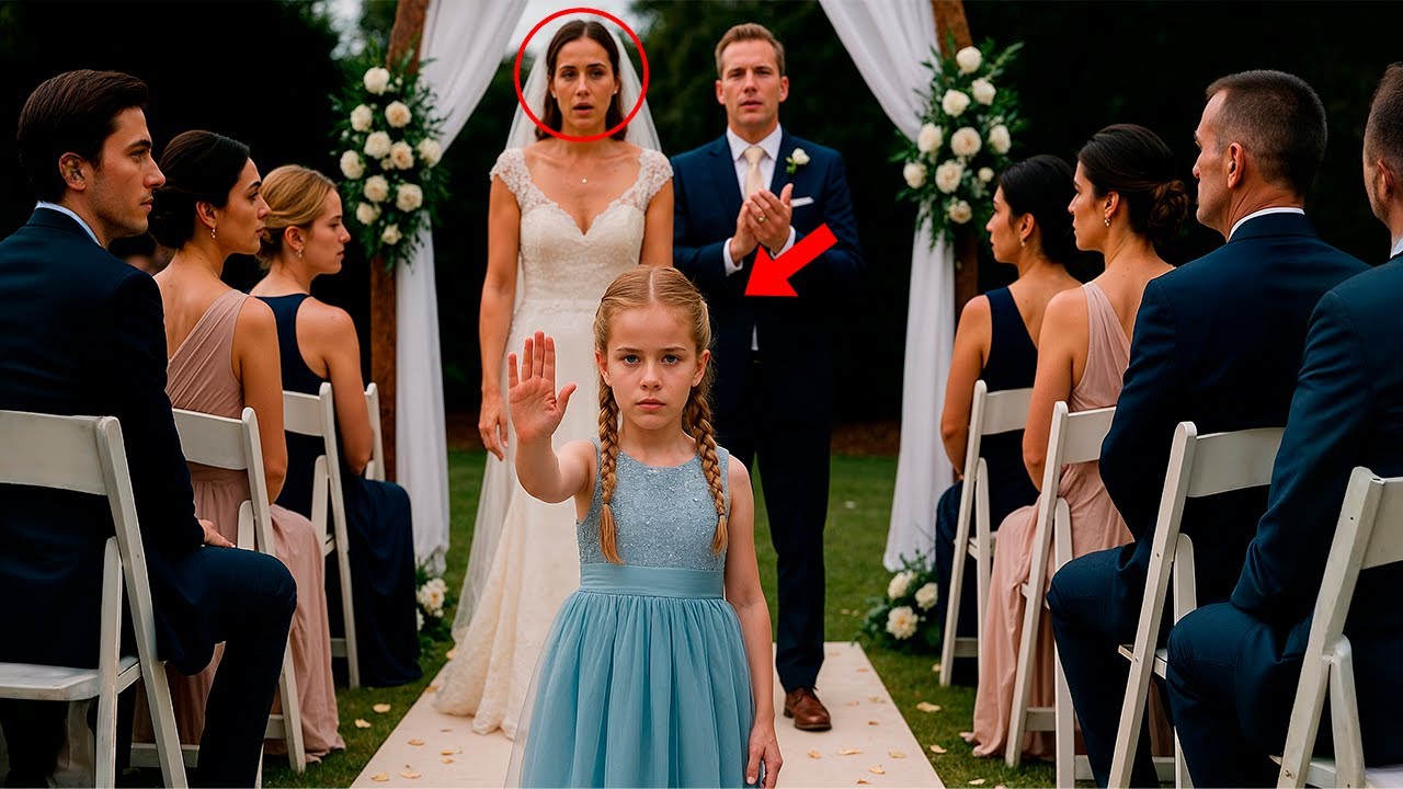 The girl interrupted her mother's wedding   and the truth she told broke everything