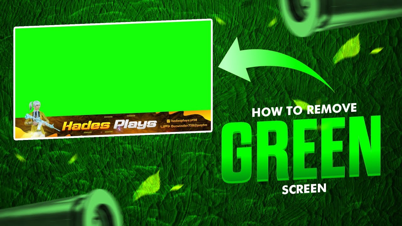How to Remove Green Screen for Stream Champ&Turnip|Remove Green Screen Overlay@Hades Plays YT