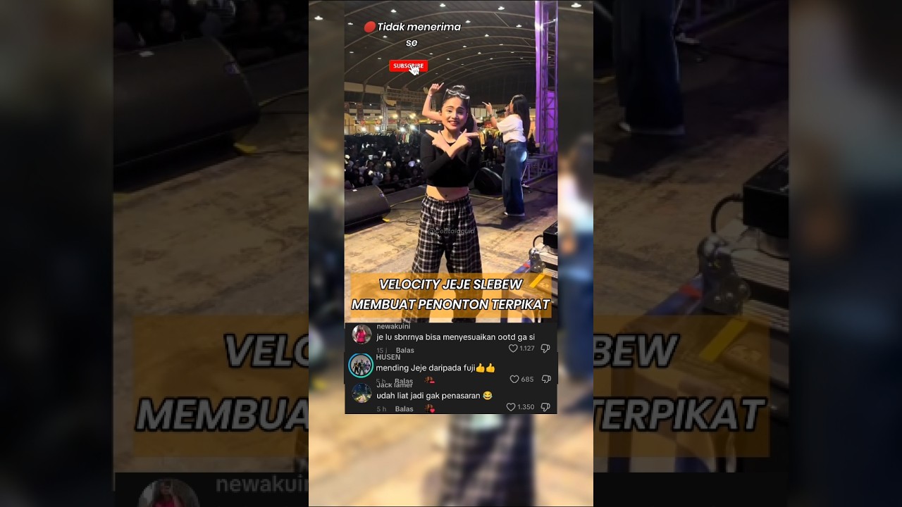 Velocity Jeje Slebew Membuat Penonton Terpikat #jeje #velocity #dangdut #trending #fypシ゚viral #short