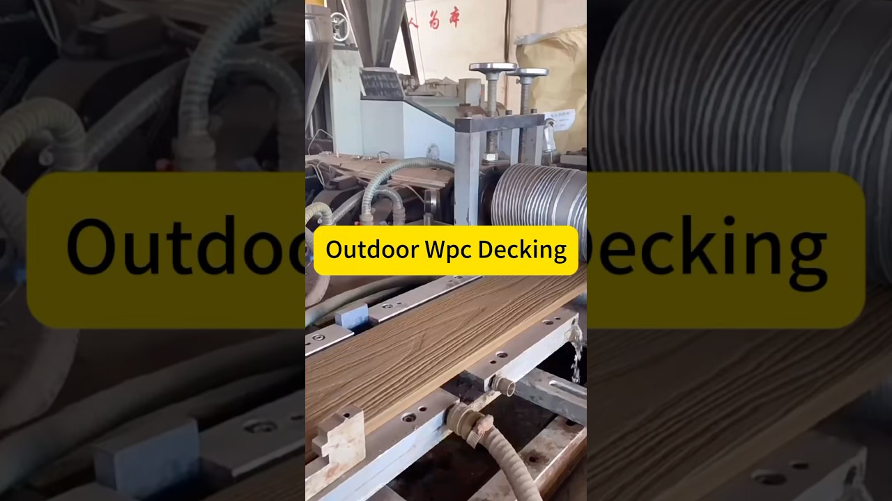 3D Embossed Woodgrain Outdoor Waterproof WPC Flooring Composite Decking #wpcdeck