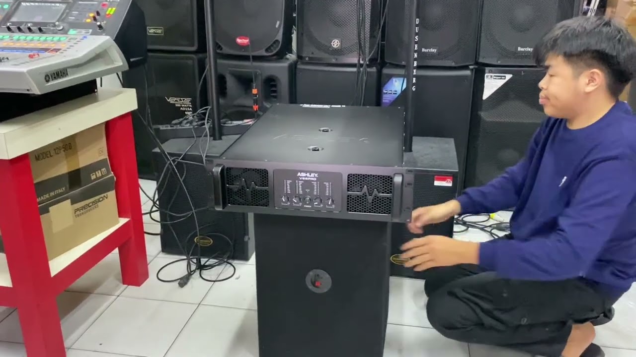 Power Ashley V62PRO | Power Amplifier 4 Channel Super Bertenaga untuk Sound System Profesional