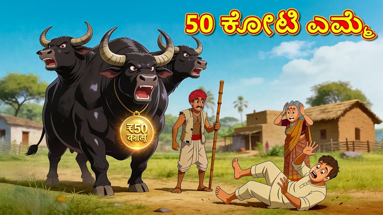 50 ಕೋಟಿ ಎಮ್ಮೆ | New Kannada Stories | ಕನ್ನಡ ಕಥೆ | Kannada Kathe | Stories in Kannada