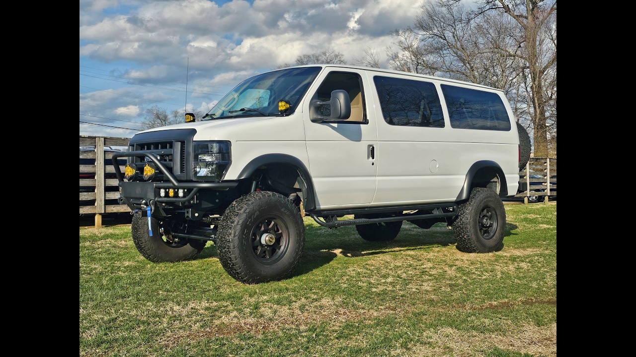 4x4 VAN MONSTER! Ujoint Offroad E350 on 37s! This Build is INSANE! 🤯
