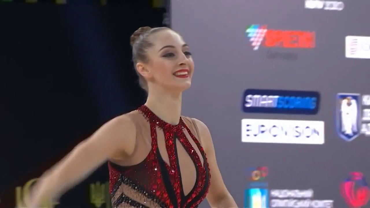 Boryana Kaleyn - Ribbon AA - 2020 European Championships Kyiv