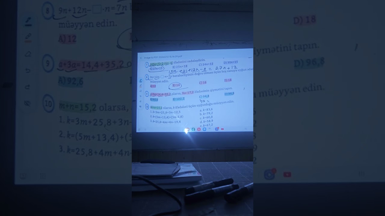5 ci sinif qiymətləndirmə bölmə 5