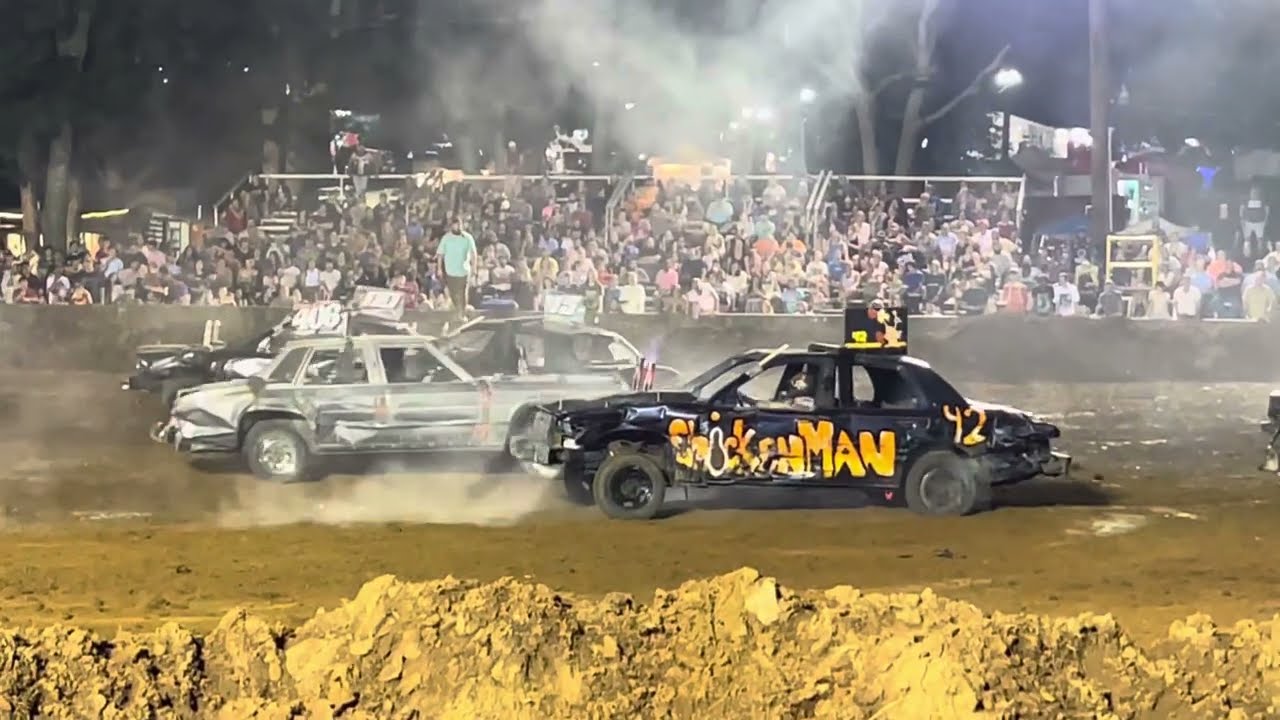 SOKY Fair Demolition Derby 2024 Motor Swap  Heat 3