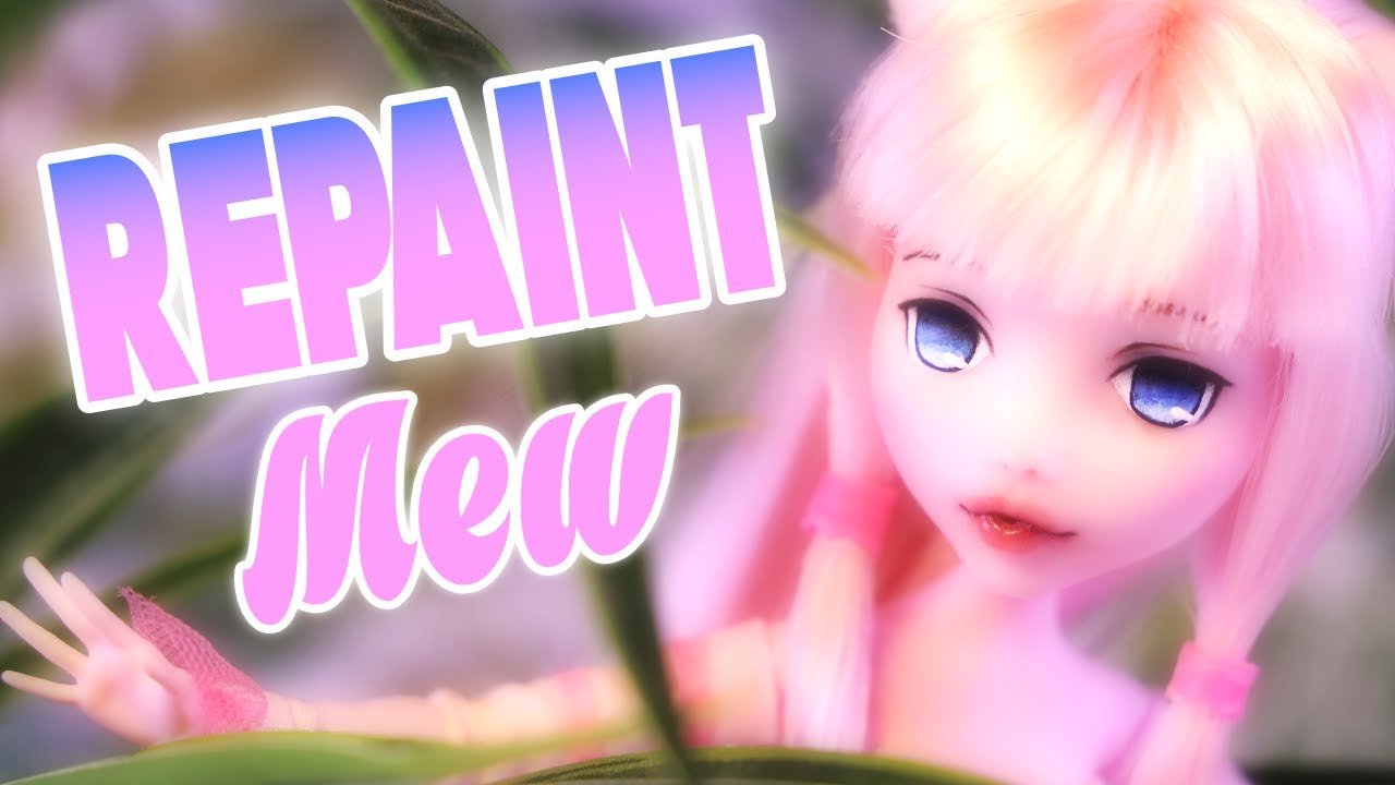 Mew the Mythical 💗 Chobits Inspired Creation | Pokémon Doll RePaint!