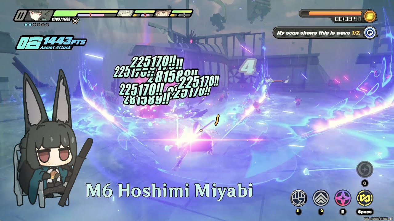 M6 Hoshimi Miyabi is so STRONG! #zenleszonezero #zenlesszonezerogameplay