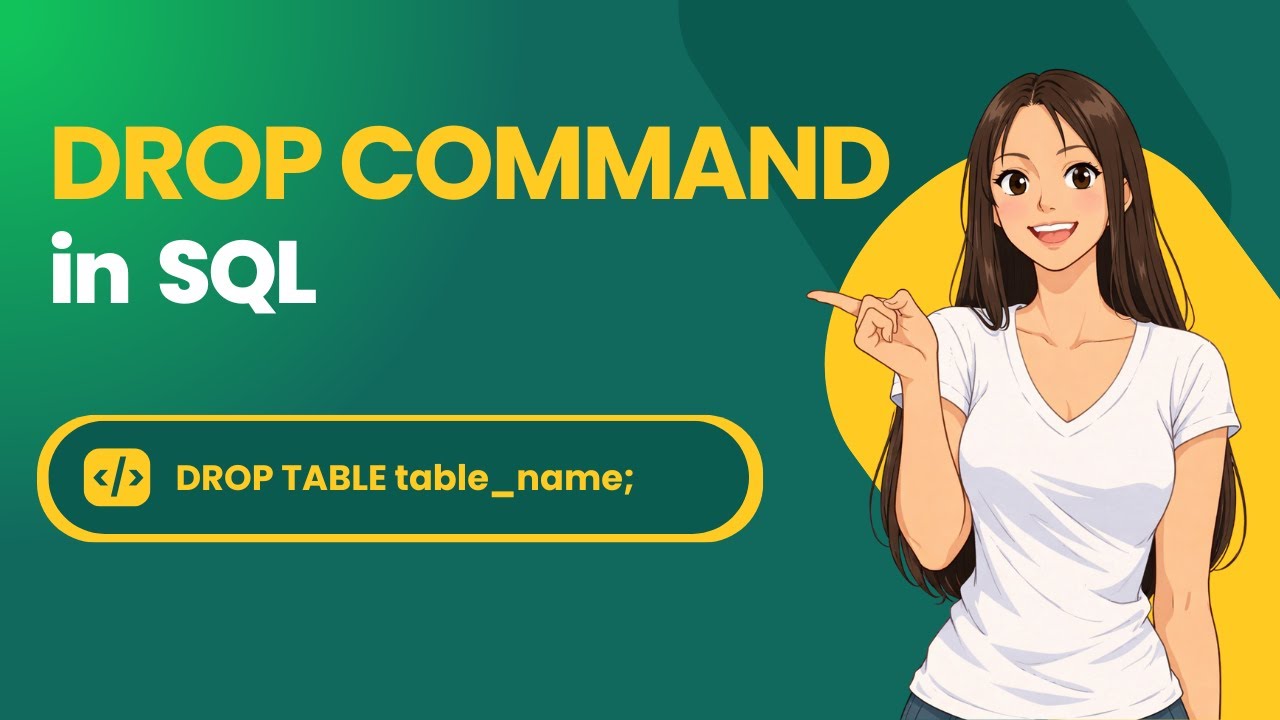 DROP Command in SQL Explained in Detail 🔥 | DROP TABLE, VIEW, INDEX & TRIGGER | DDL Commands