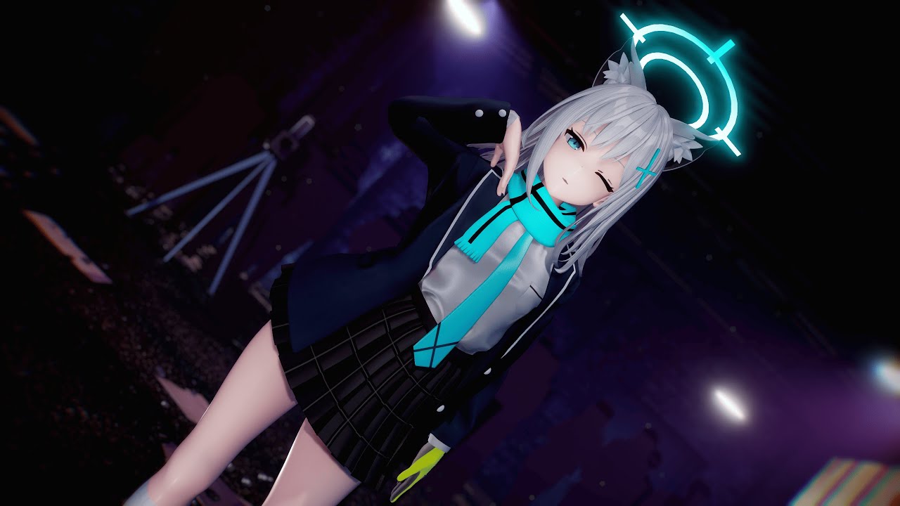 【MMD/BlueArchive/蔚蓝档案/60FPS/4K】 Sunaookami Shiroko/砂狼シロコ - [WANNABE]