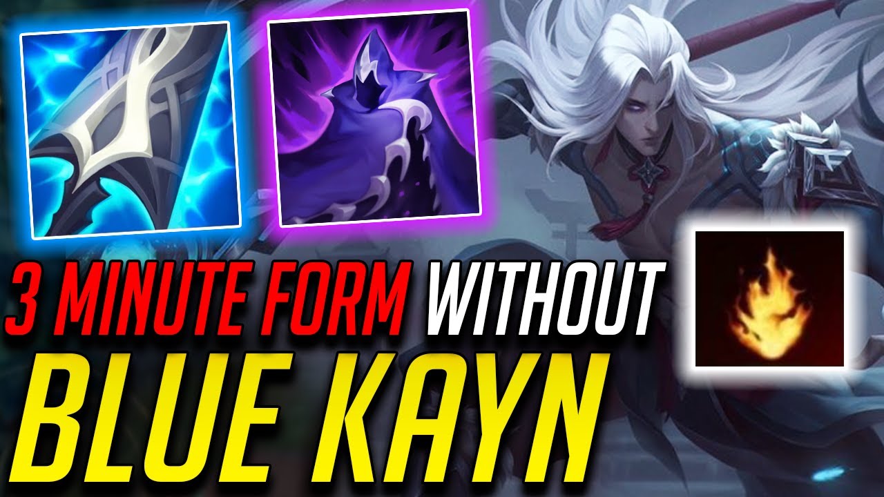WILD RIFT BLUE KAYN IN 3 MINUTES WITHOUT SHIMMERING SPARK (HOW PROS PLAY KAYN)