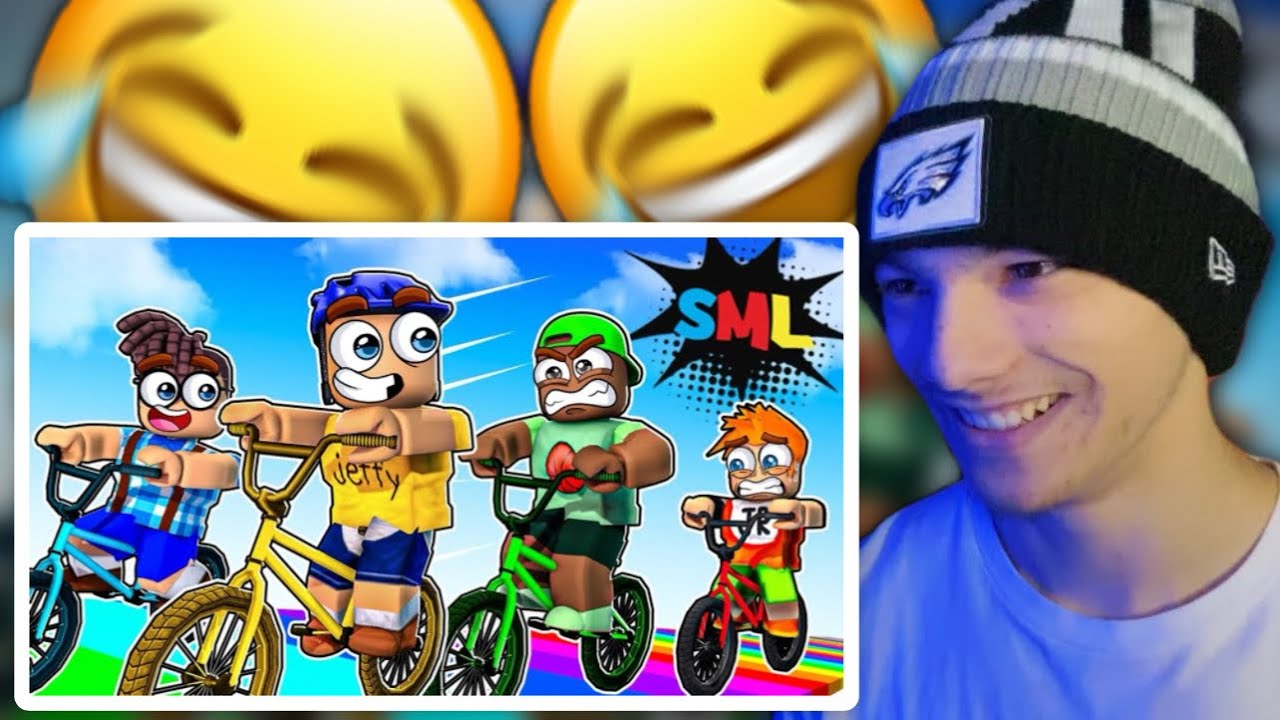 SML Gaming | SML ROBLOX BIKE RACE! (Reaction)