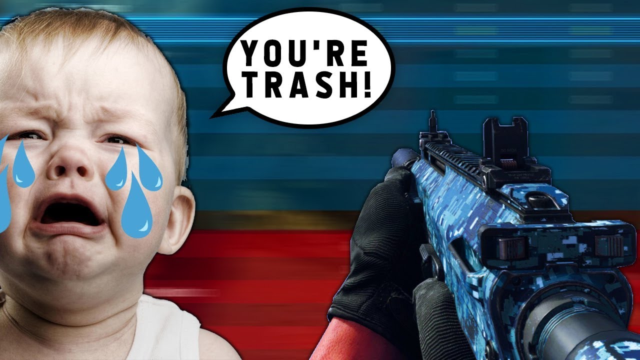 ANGRY PARTY OF TRASH TALKERS CAN'T HANDLE LOSING! MW Search and Destroy (Funny)