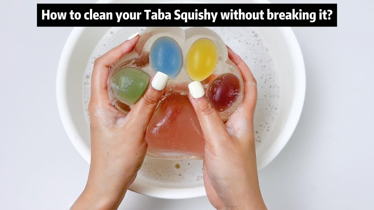 Как почистить Taba Squishy, ​​не повредив его? #tabasquishy #cleaning #diy