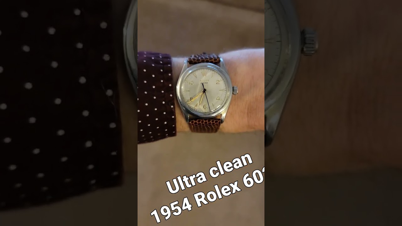 Ultra clean '53 Rolex 6022 #rolex #vintagerolex #vintagewatch #horology #vintage #wristchallenge