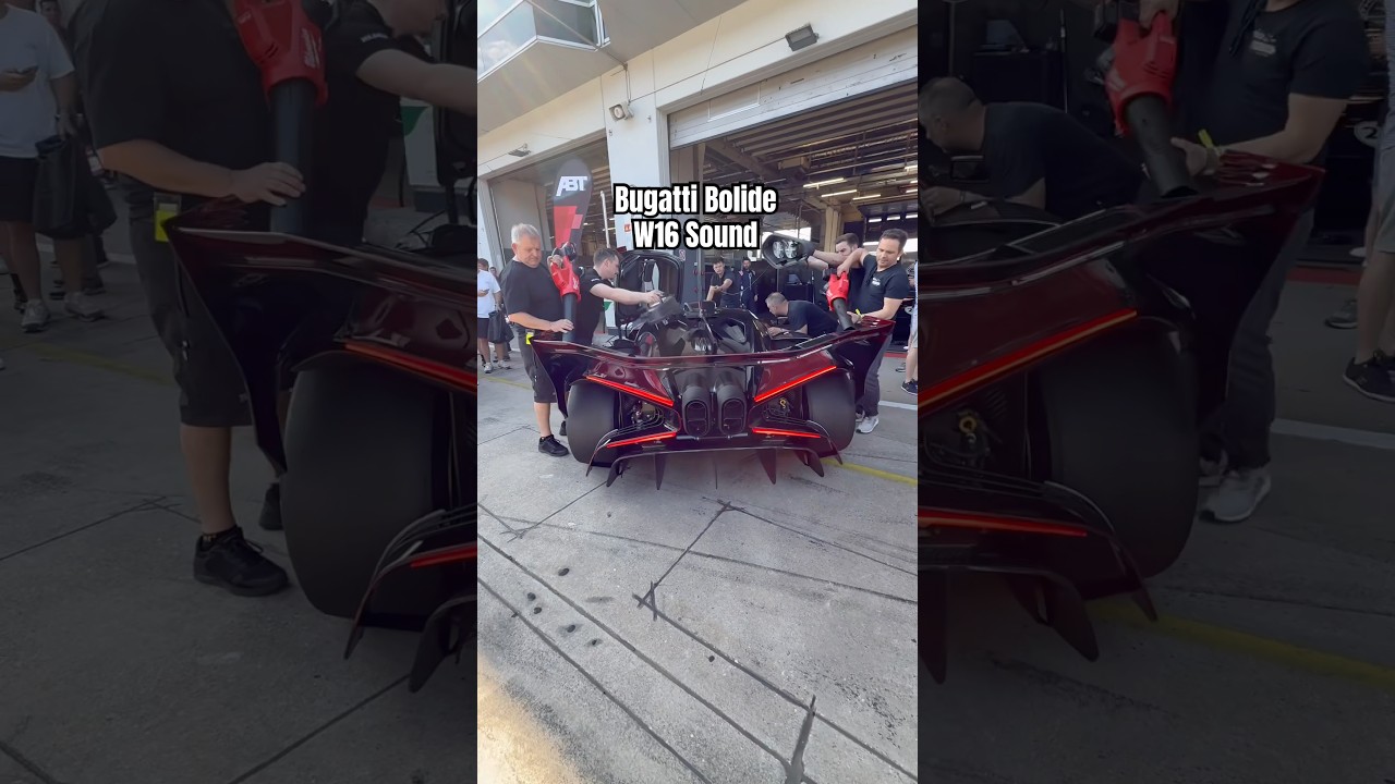 Bugatti Bolide W16 Sound 😱 insane flyby #bugatti #shorts #bolide #exhaust #supercar