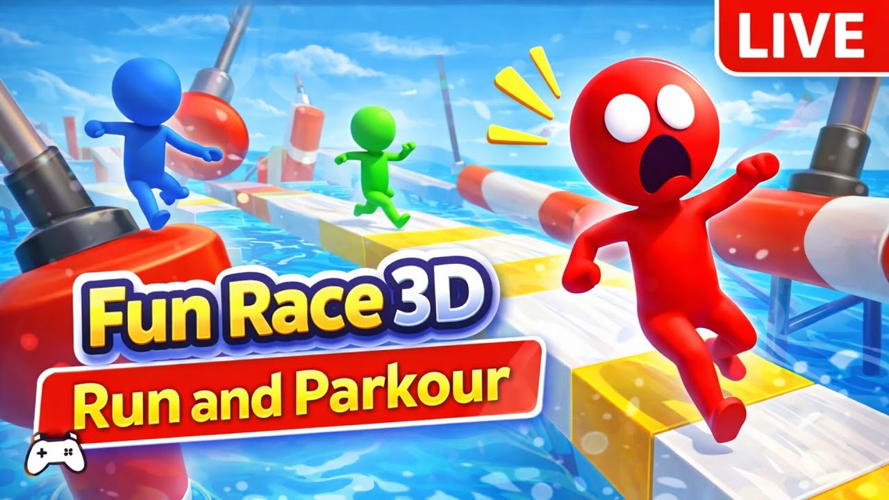 🔴 LIVE Fun Race 3D Run & Parkour | Crazy Obstacle Gameplay
