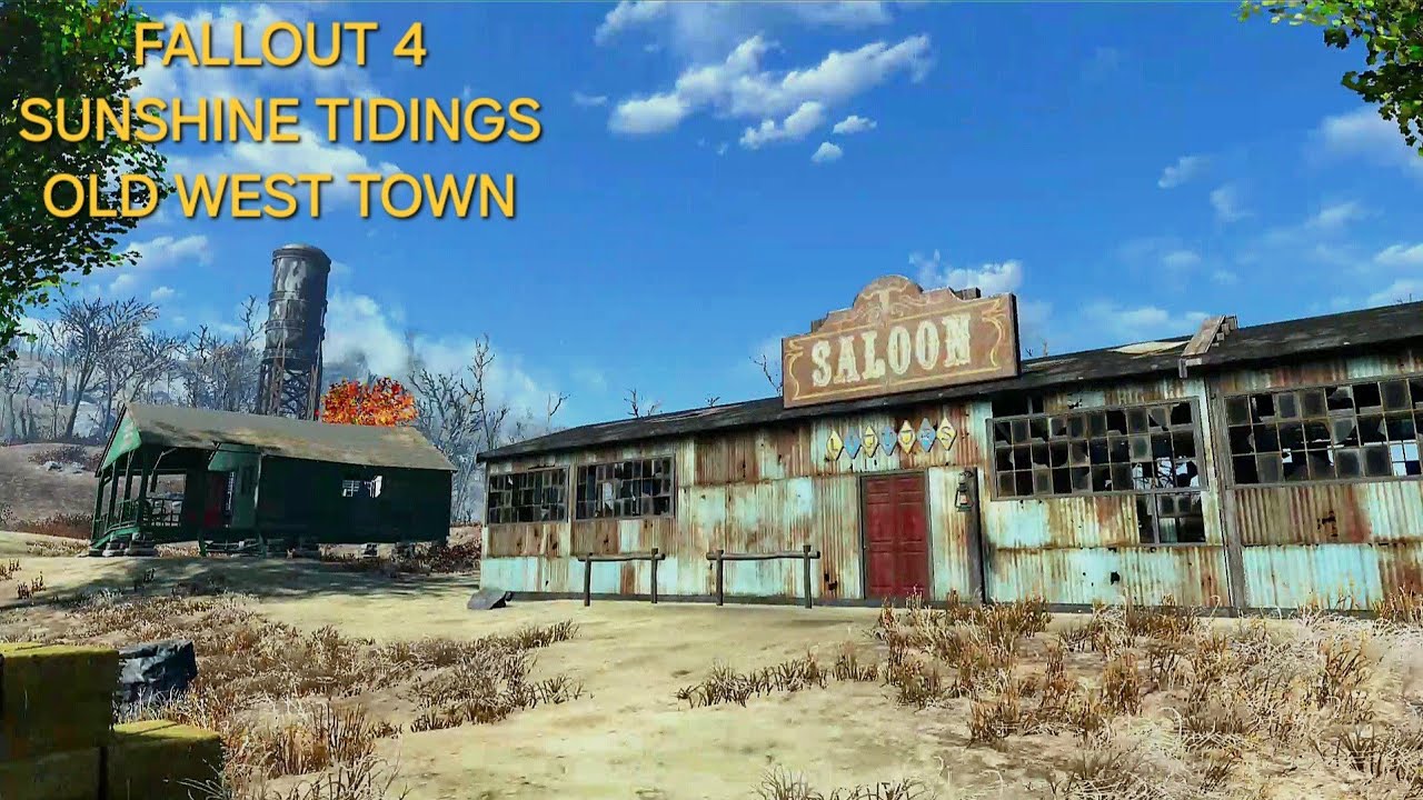 Fallout 4 Sunshine Tidings Old West Town