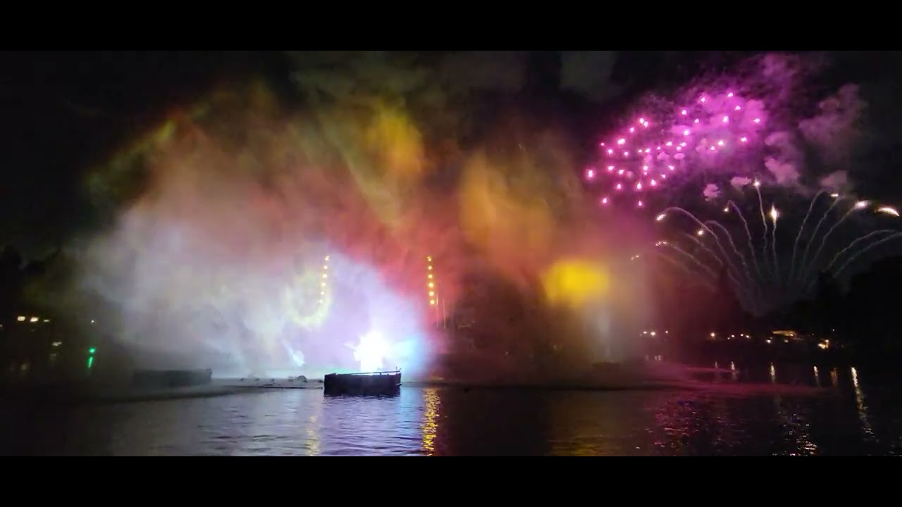 Disneyland Forever Fireworks From The Fantasmic Viewing Area!
