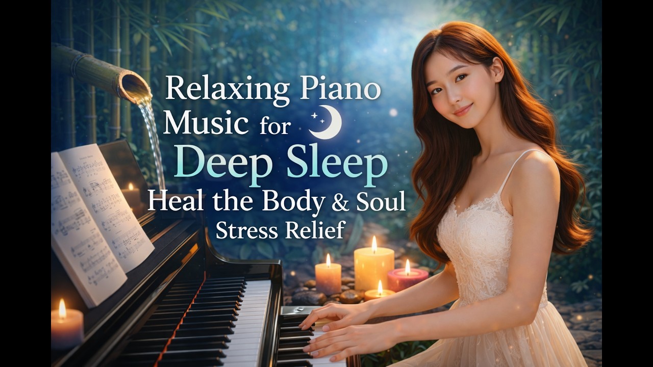 Relaxing Piano Music 🌙 Relieve Stress, Anxiety & Depression | Healing Deep Sleep Music
