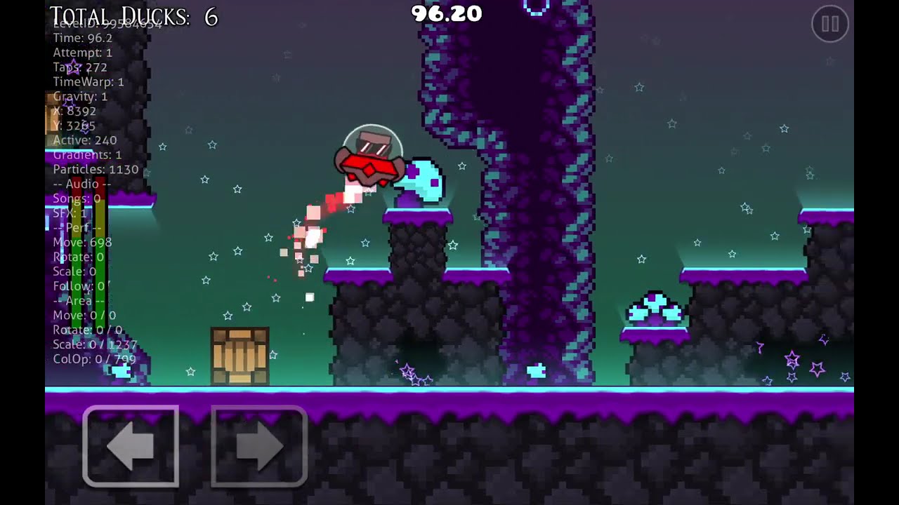 Jugando geometry dash (2)