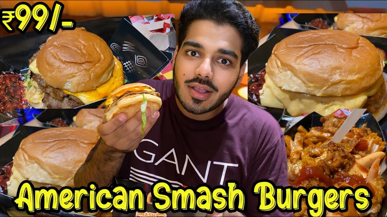Purani Dilli Me Aagye Samsh Burgers😱| Smash Burgers Honest Review 😖| Hamza Khan Vlogs