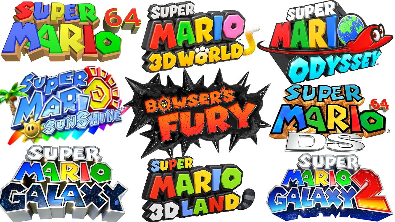All 3D Mario Game Trailers (1996-2021)