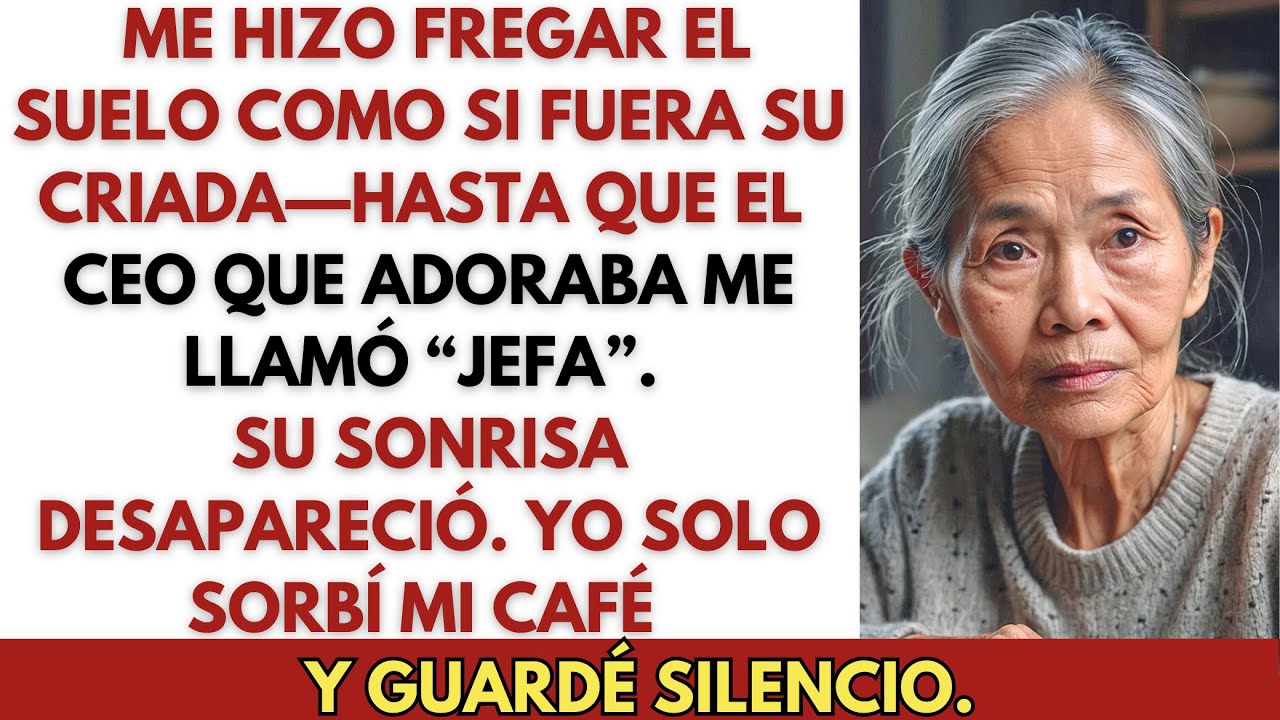 Mi Nuera Me Trató Como a Su Sirvienta—Hasta Que el CEO Que Ella Admiraba Me Llamó “Jefa”
