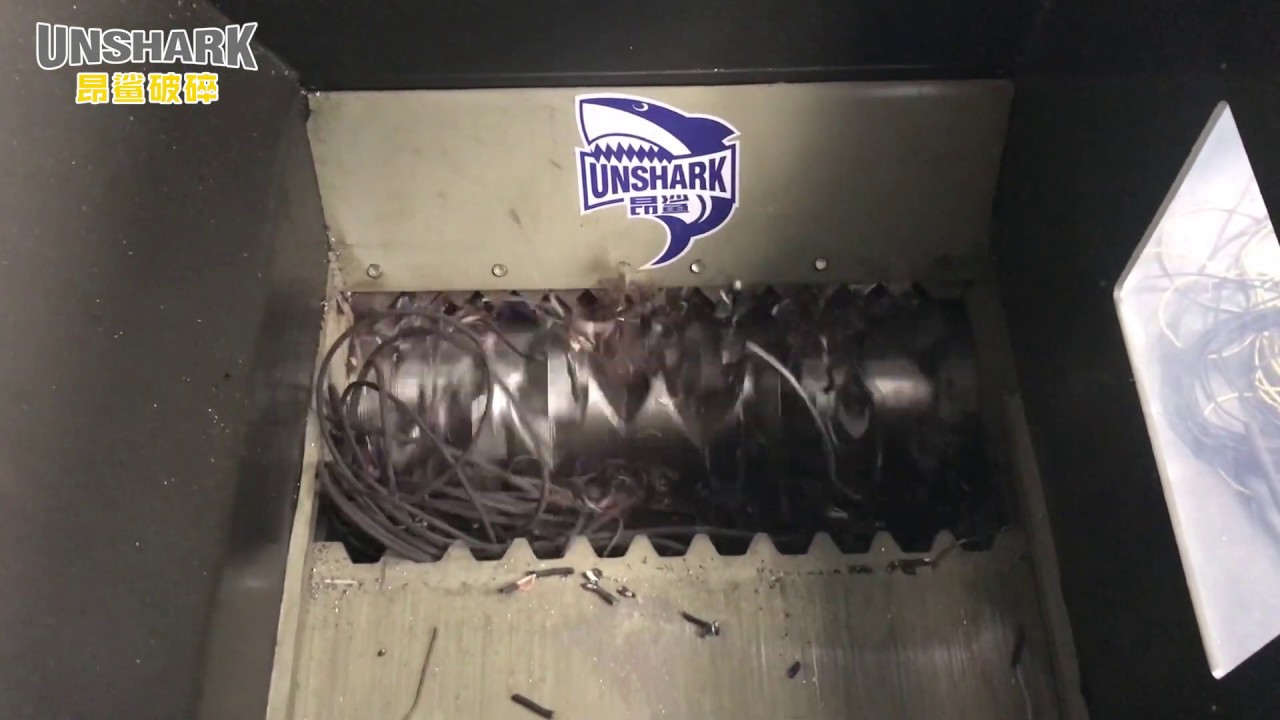ENERPAT Cable Shredder,Unshark Single Shaft Shredder