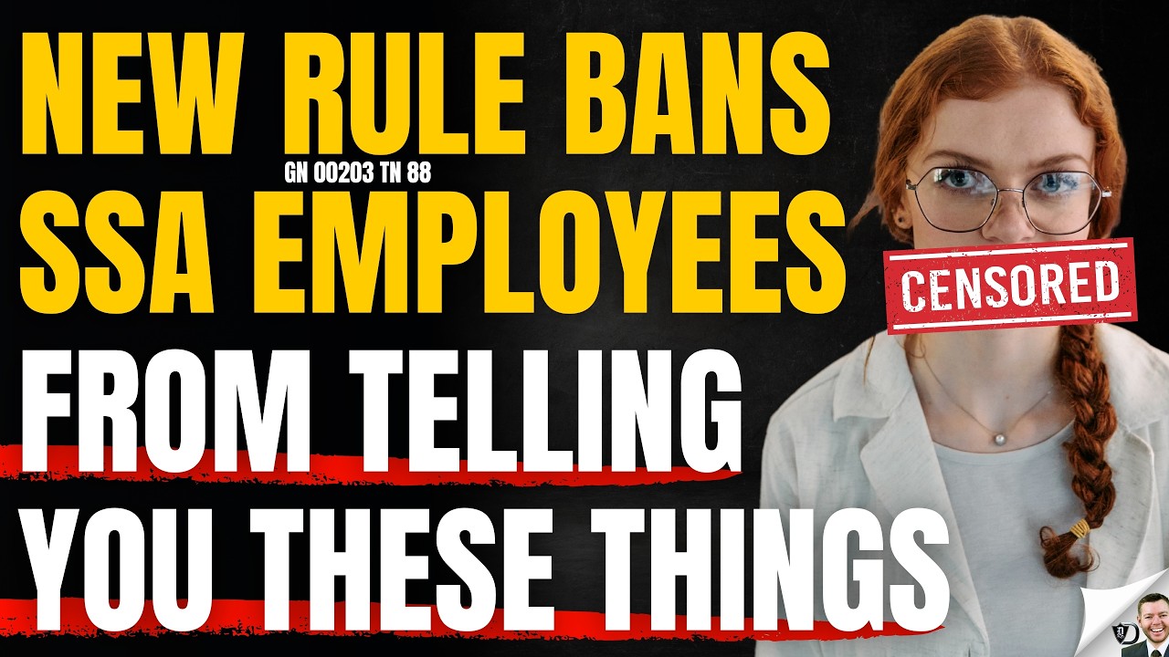 NEW RULE Banning Social Security Employees From Telling You This
