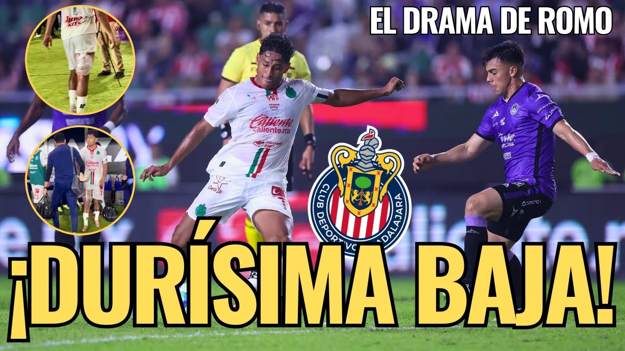 🚨 ¡NOTICIAS CHIVAS: Durísima BAJA la de LUIS ROMO, el REBAÑO PIERDE a su CAPITÁN! 🚨